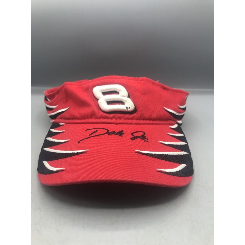Dale Earnhardt Jr Visor Hat Red Adjustable Hat Adult Red Adjustable OSFA